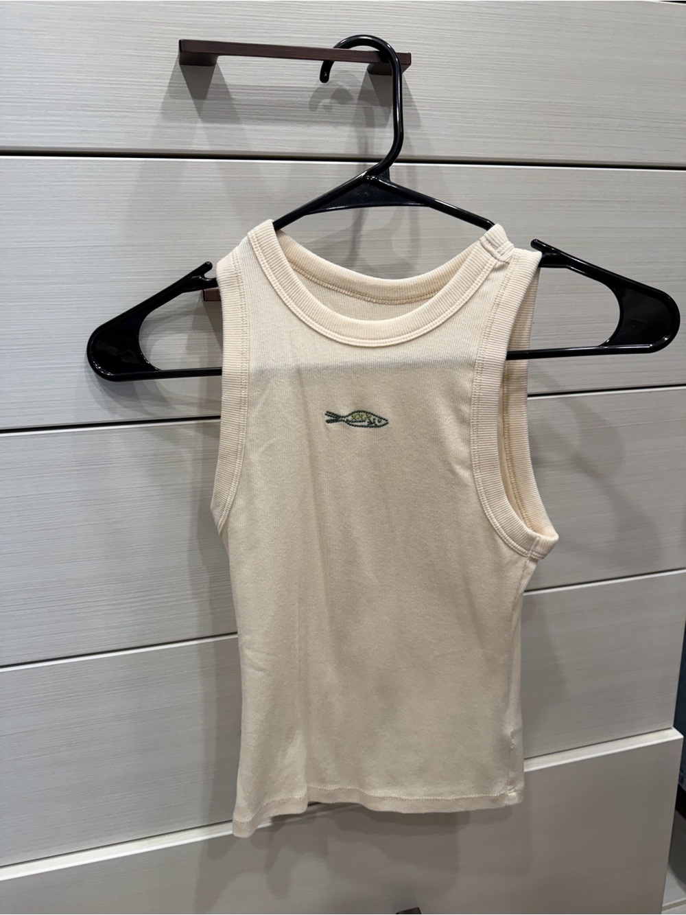 a new day Cream Ribbed Knit Tank